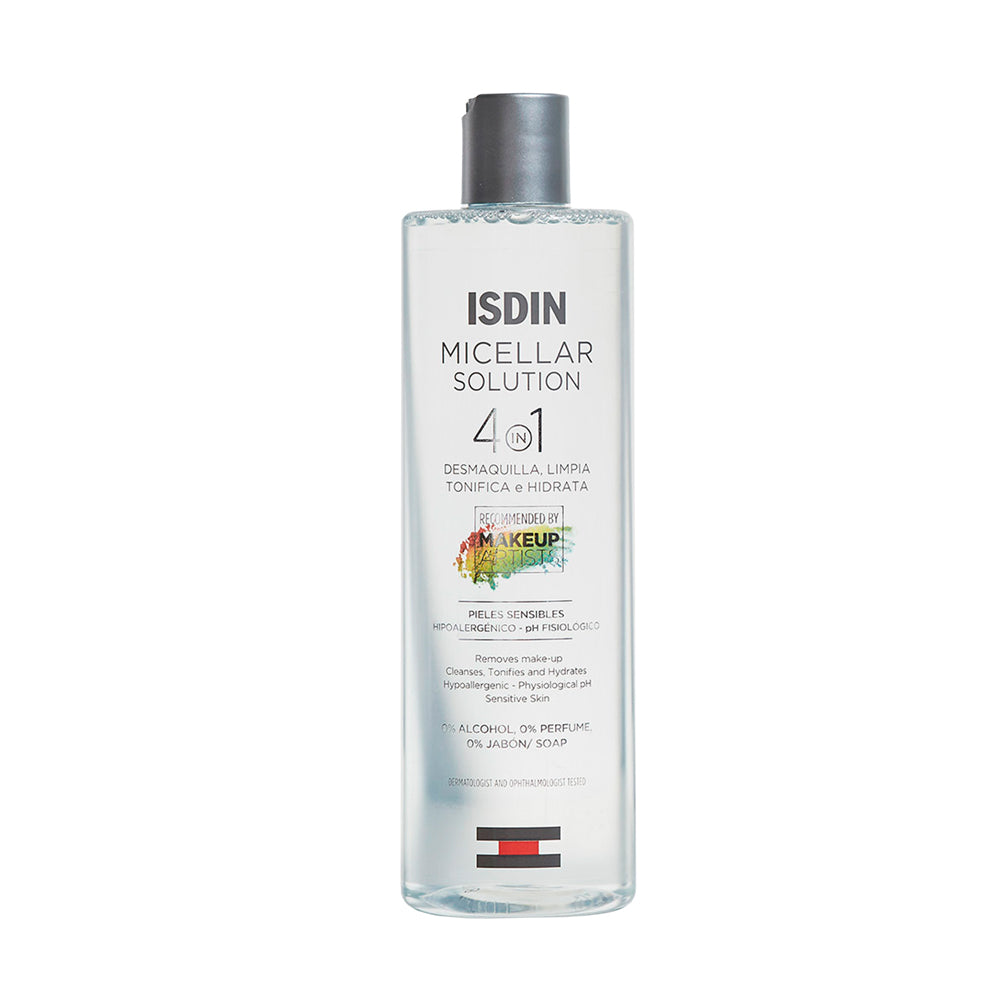 AGUA MICELAR ISDINx400ml SOLUTION 4en1