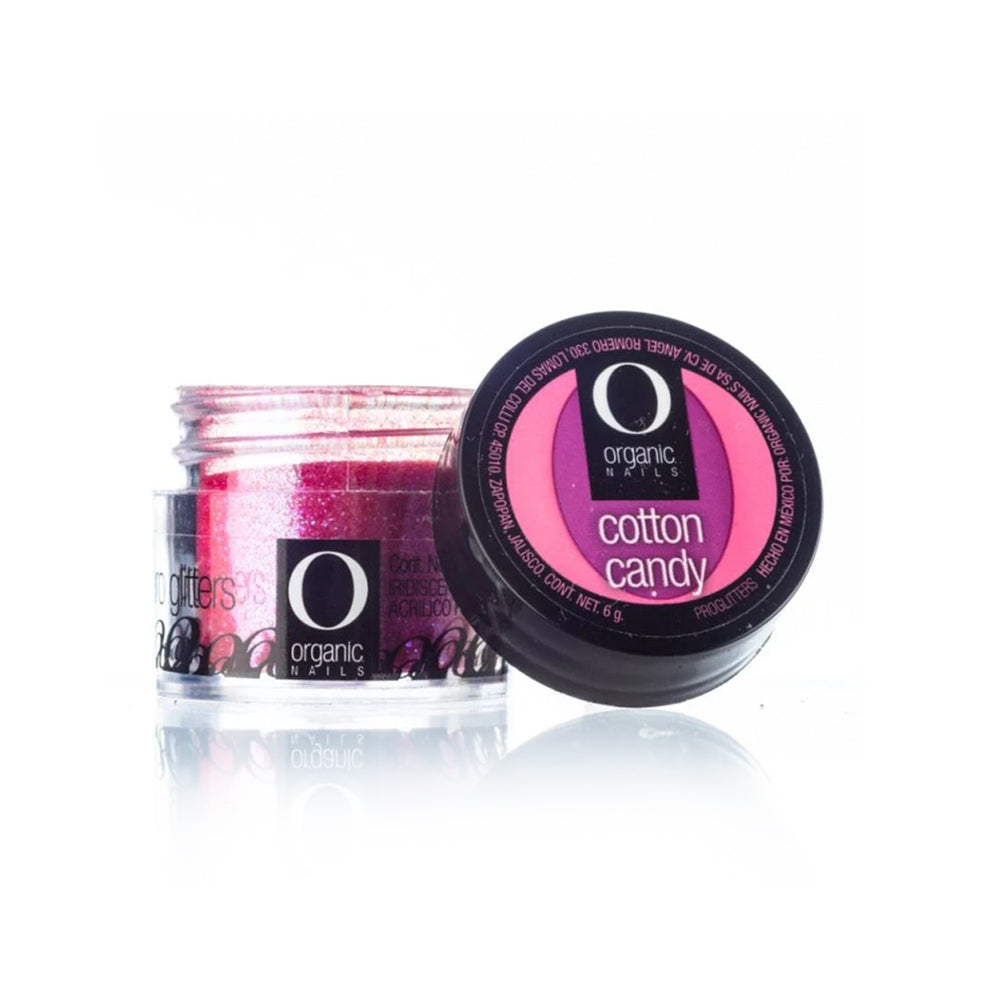 APLIQUE ORGANICx6g GLITTER03 COTTON CAND