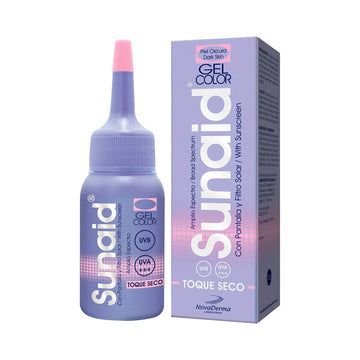BLOQ SUNAIDx30g FAC GEL COLOR PIEL OSC