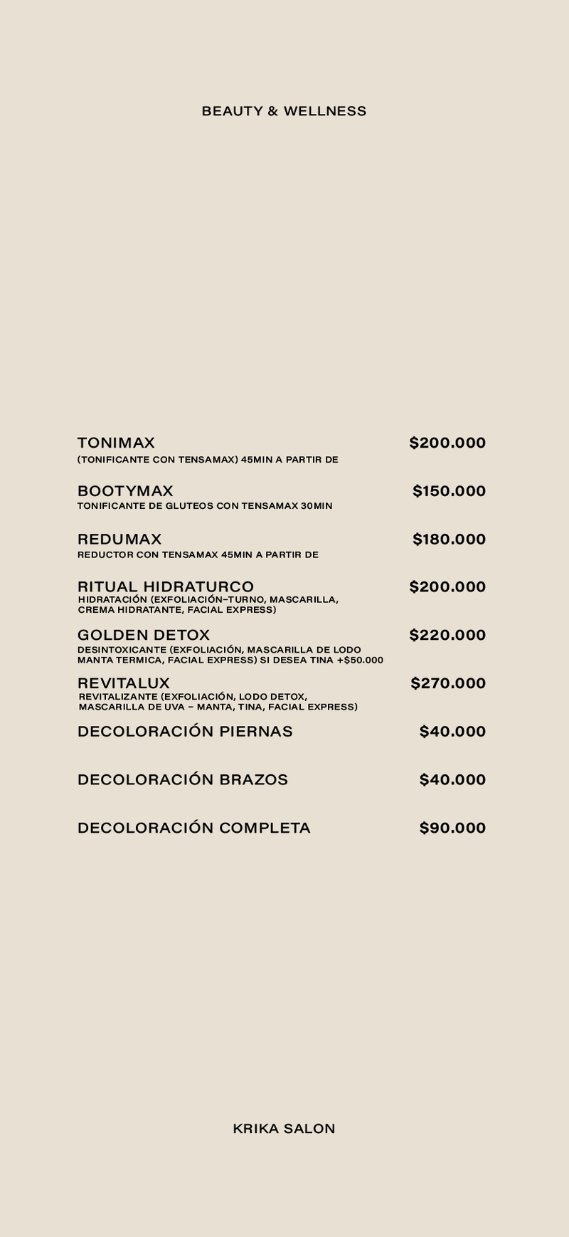 Precios